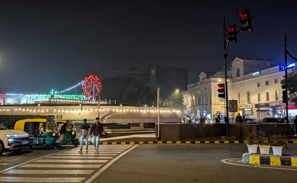 Cannaught place Janpath road